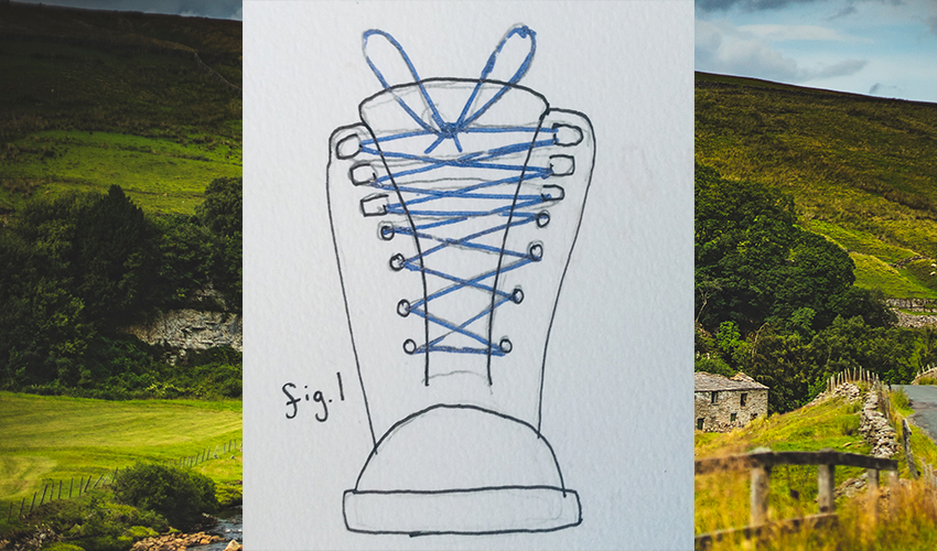 Fig 1 - How to lace your walking boots _ Sherpa Expeditions